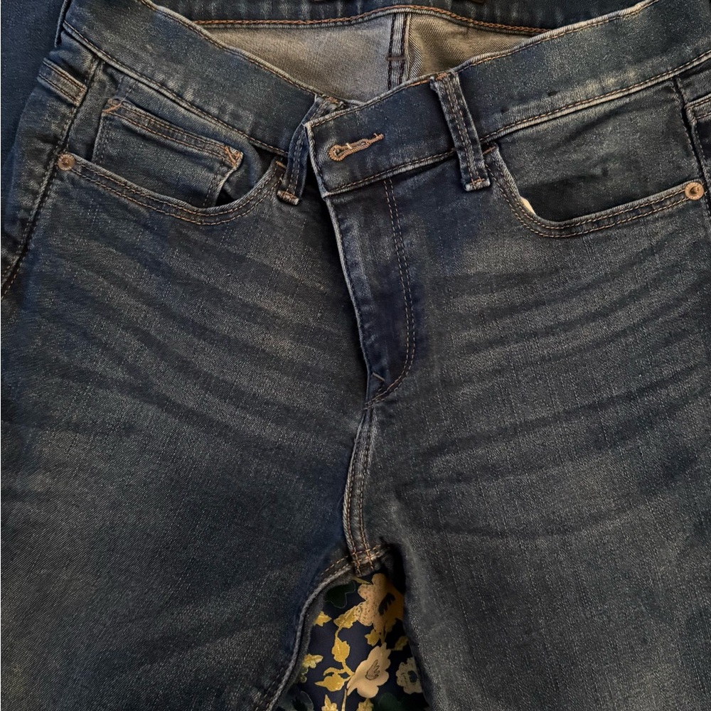 Express Dark Blue Skinny Jeans